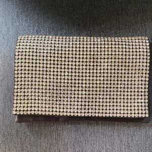 Elegant Crystal Studded Evening Clutch